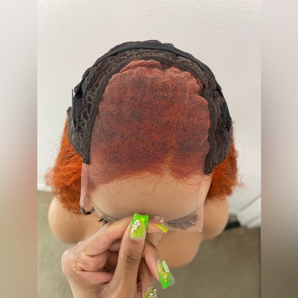 18” 4x4 Transparent Lace, Custom Colored, Human Hair, Closure wig, Has Combs & a - Picture 14 of 15